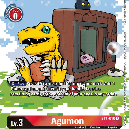 Agumon [BT1-010] (25th Special Memorial Pack) [Release Special Booster Promos]