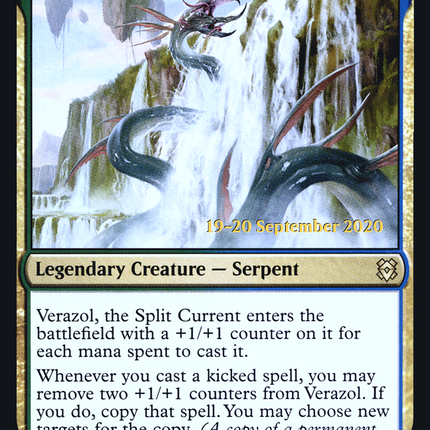 Verazol, the Split Current [Zendikar Rising Promos] Prerelease Foil