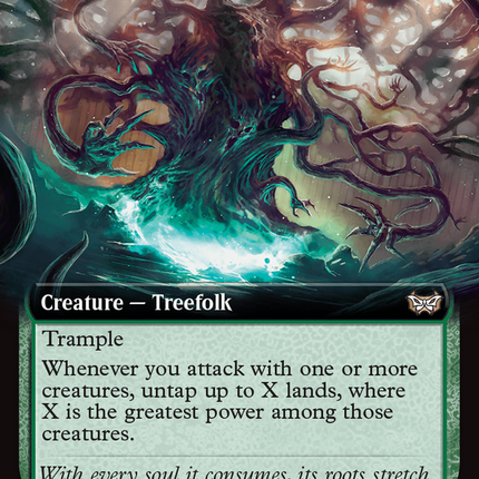 Shriekwood Devourer (Extended Art) [Duskmourn: House of Horror Commander] Foil