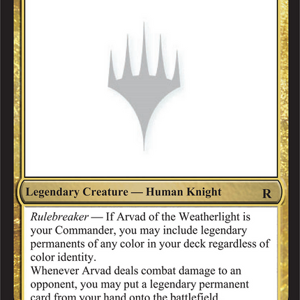 Arvad of the Weatherlight [Unknown Event]
