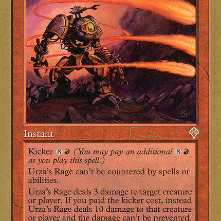Urza's Rage [World Championship Decks 2001]