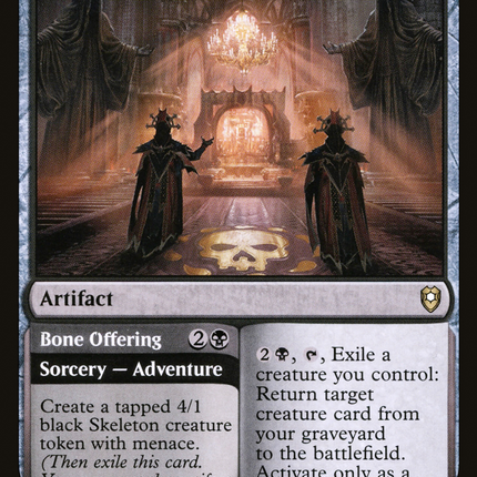 Altar of Bhaal // Bone Offering [Commander Legends: Battle for Baldur's Gate]