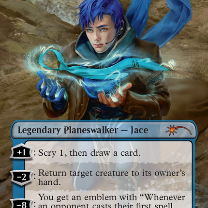 Jace, Unraveler of Secrets (Borderless) [Secret Lair Drop] Foil