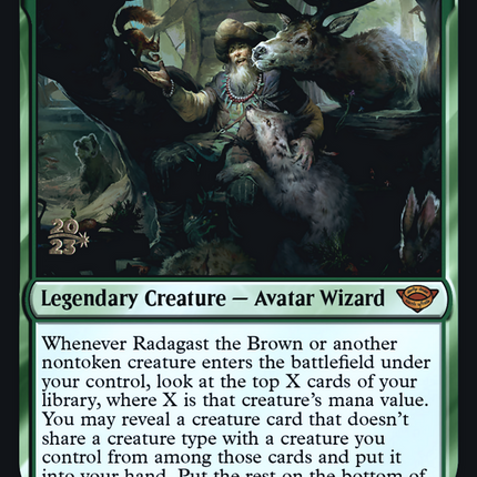 Radagast the Brown [Tales of Middle-earth Promos] Prerelease Foil