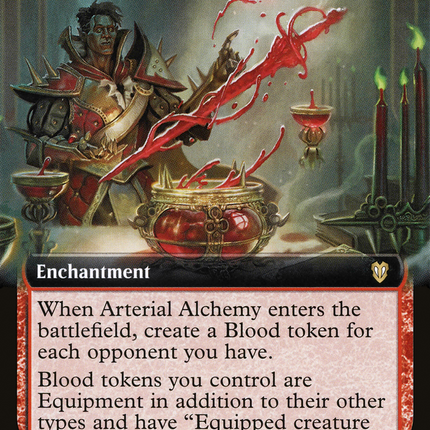 Arterial Alchemy (Extended Art) [Crimson Vow Commander]