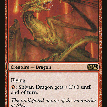 Shivan Dragon [Magic 2014]
