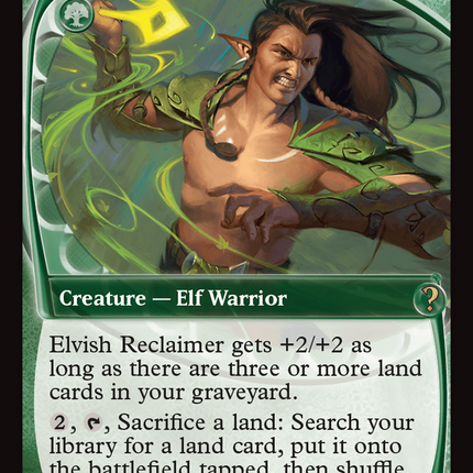 Elvish Reclaimer [Mystery Booster 2]