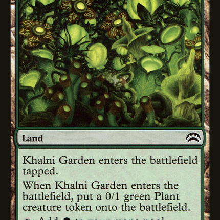 Khalni Garden [Planechase 2012] Foil