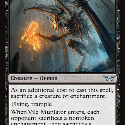 Vile Mutilator [Duskmourn: House of Horror] Foil