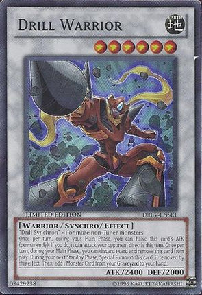 Drill Warrior (Super Rare) [DREV-ENSE1] Duelist Revolution Limited