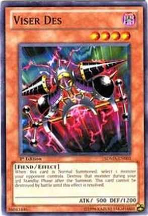 Viser Des (Common / Short Print) [SDMA-EN003] Structure Deck: Marik 1st Edition