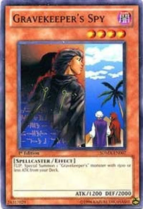 Gravekeeper's Spy (Common / Short Print) [SDMA-EN007] Structure Deck: Marik 1st Edition