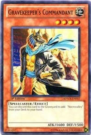 Gravekeeper's Commandant (Common / Short Print) [SDMA-EN017] Structure Deck: Marik Unlimited