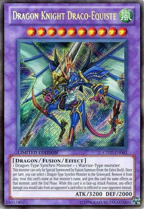 Dragon Knight Draco-Equiste (Secret Rare) [CT07-EN003] 2010 Collectors Tins Limited
