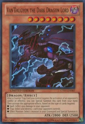 Van'Dalgyon The Dark Dragon Lord (Super Rare) [CT07-EN007] 2010 Collectors Tins Limited