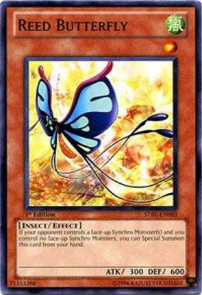 Reed Butterfly (Common / Short Print) [STBL-EN003] Starstrike Blast Unlimited