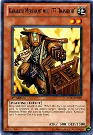 Karakuri Merchant mdl 177 "Inashichi" (Rare) [STBL-EN020] Starstrike Blast 1st Edition