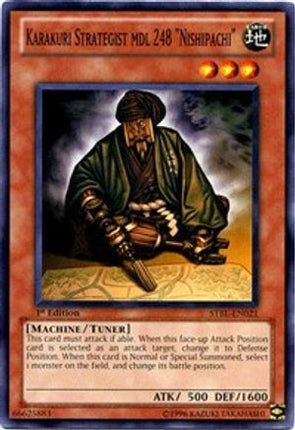 Karakuri Strategist mdl 248 "Nishipachi" (Common / Short Print) [STBL-EN021] Starstrike Blast 1st Edition