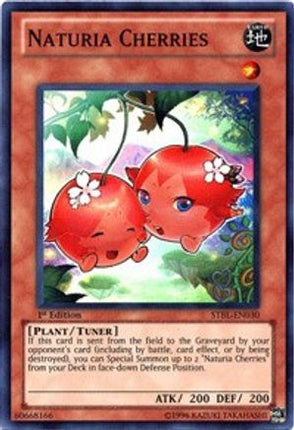 Naturia Cherries (Super Rare) [STBL-EN030] Starstrike Blast Unlimited