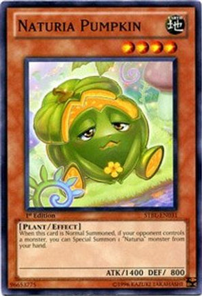 Naturia Pumpkin (Common / Short Print) [STBL-EN031] Starstrike Blast 1st Edition