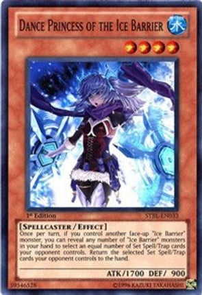 Dance Princess of the Ice Barrier (Super Rare) [STBL-EN033] Starstrike Blast 1st Edition
