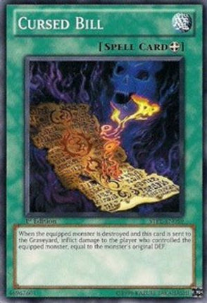 Cursed Bill (Common / Short Print) [STBL-EN059] Starstrike Blast 1st Edition