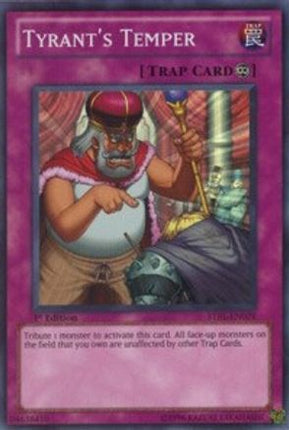 Tyrant's Temper (Super Rare) [STBL-EN079] Starstrike Blast 1st Edition