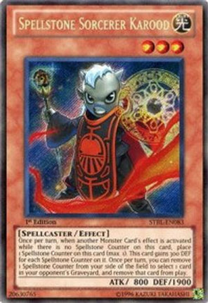 Spellstone Sorcerer Karood (Secret Rare) [STBL-EN083] Starstrike Blast Unlimited