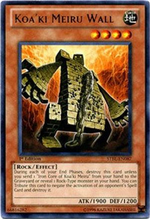 Koa'ki Meiru Wall (Rare) [STBL-EN087] Starstrike Blast 1st Edition