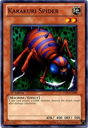 Karakuri Spider (Common / Short Print) [STBL-EN090] Starstrike Blast Unlimited