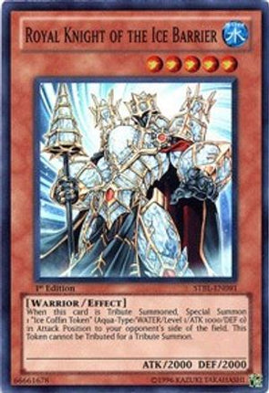 Royal Knight of the Ice Barrier (Super Rare) [STBL-EN091] Starstrike Blast Unlimited