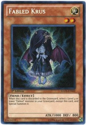 Fabled Krus (Secret Rare) [HA03-EN002] Hidden Arsenal 3 Unlimited