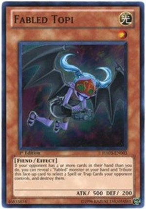 Fabled Topi (Super Rare) [HA03-EN003] Hidden Arsenal 3 Unlimited