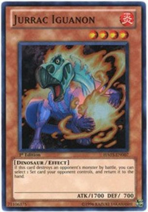 Jurrac Iguanon (Super Rare) [HA03-EN007] Hidden Arsenal 3 Unlimited