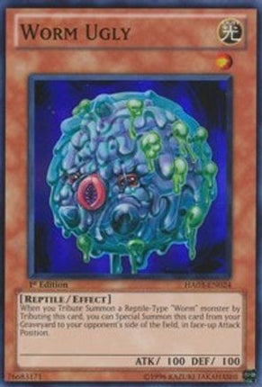 Worm Ugly (Super Rare) [HA03-EN024] Hidden Arsenal 3 1st Edition