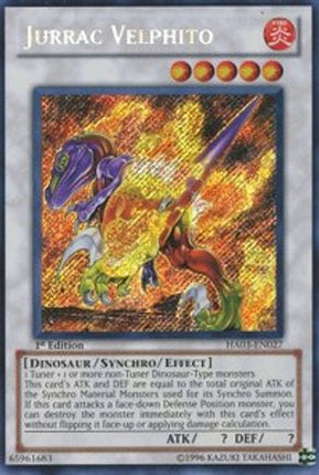 Jurrac Velphito (Secret Rare) [HA03-EN027] Hidden Arsenal 3 Unlimited