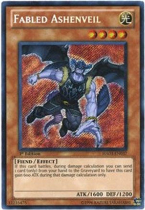 Fabled Ashenveil (Secret Rare) [HA03-EN037] Hidden Arsenal 3 Unlimited