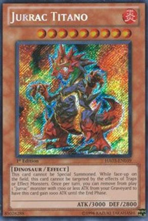 Jurrac Titano (Secret Rare) [HA03-EN039] Hidden Arsenal 3 1st Edition