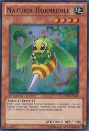 Naturia Horneedle (Super Rare) [HA03-EN042] Hidden Arsenal 3 1st Edition