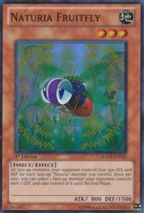 Naturia Fruitfly (Super Rare) [HA03-EN043] Hidden Arsenal 3 1st Edition