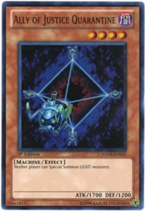 Ally of Justice Quarantine (Super Rare) [HA03-EN051] Hidden Arsenal 3 Unlimited