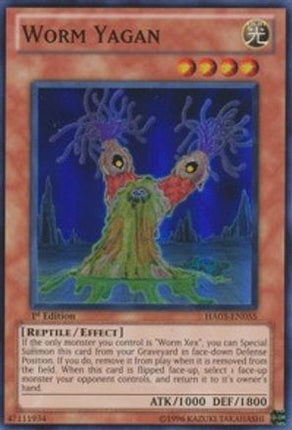 Worm Yagan (Super Rare) [HA03-EN055] Hidden Arsenal 3 1st Edition