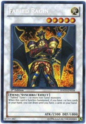 Fabled Ragin (Secret Rare) [HA03-EN058] Hidden Arsenal 3 1st Edition