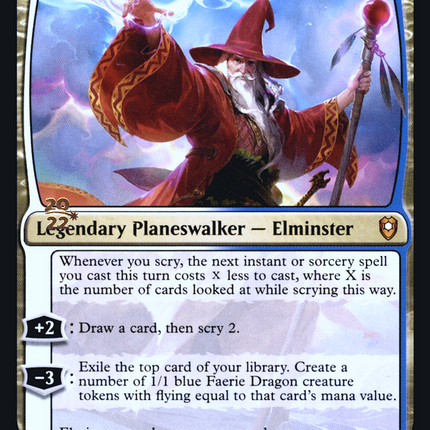 Elminster [Battle for Baldur's Gate Promos] Prerelease Foil