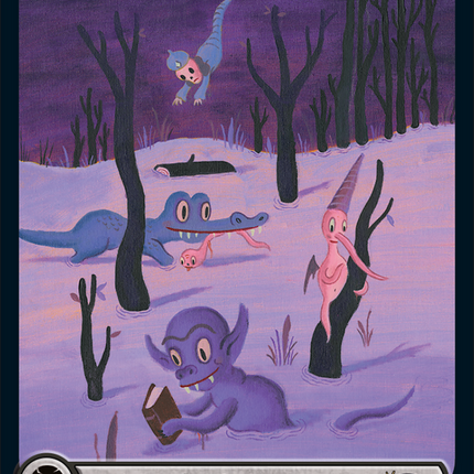 Swamp (1384) (Full Art) [Secret Lair Drop]