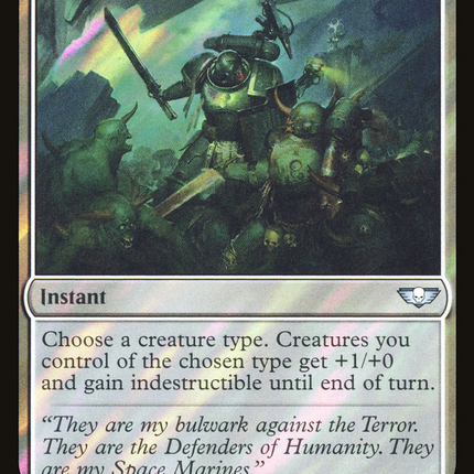 And They Shall Know No Fear [Warhammer 40,000 Commander] Surge Foil