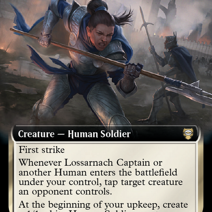 Lossarnach Captain (Extended Art) [Tales of Middle-earth Commander]