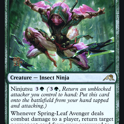 Spring-Leaf Avenger [Kamigawa: Neon Dynasty Promos] Prerelease Foil