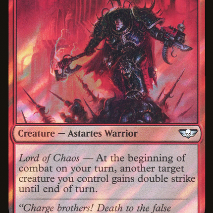 Chaos Terminator Lord [Warhammer 40,000 Commander] Surge Foil