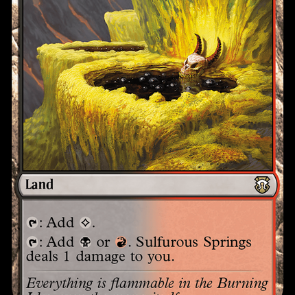 Sulfurous Springs [Modern Horizons 3 Commander] Foil